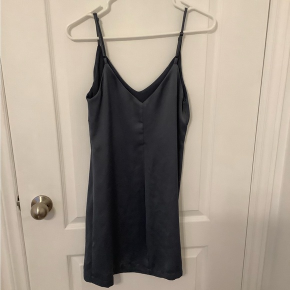 Dynamite navy blue/grey dress - Picture 2 of 3